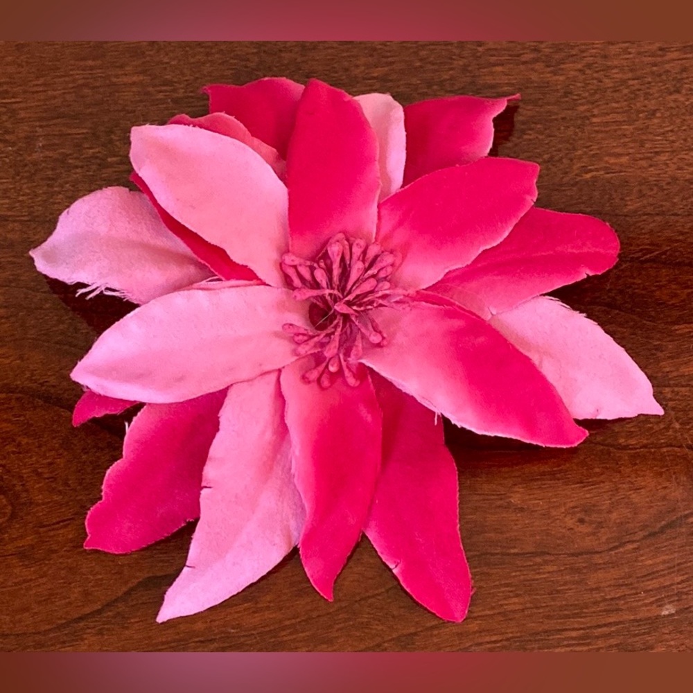 Pink Ombre’ Petal Flower Fairycore Cottagecore Boho Pin